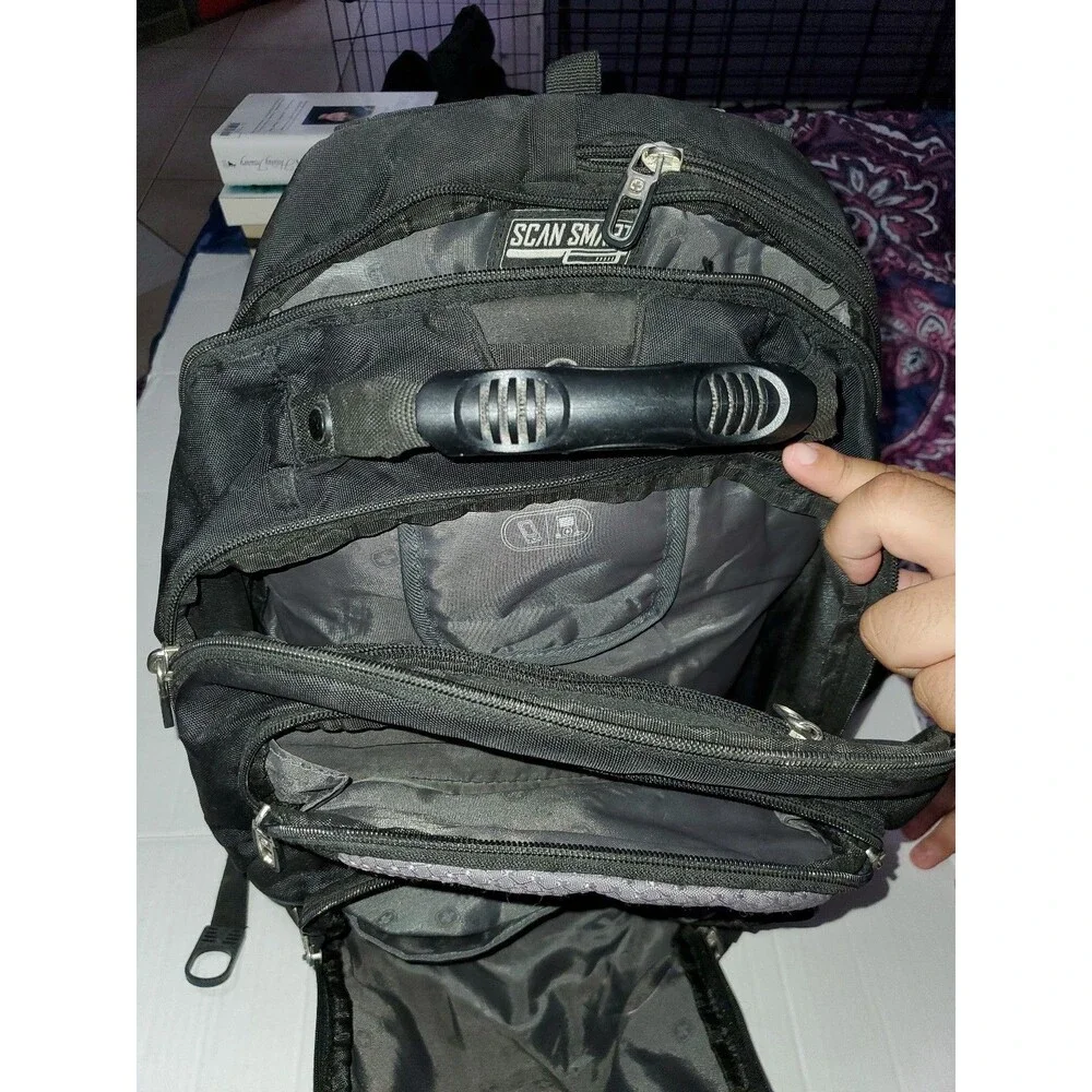 SWISSGear Air Flow Black Multipocket School/Collage/Hiking Backpack